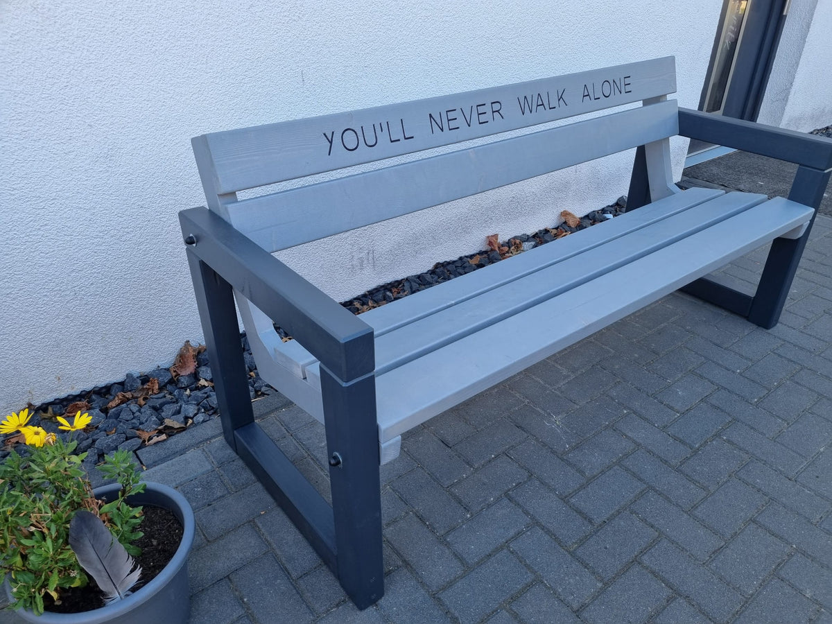 Gartenbank Skye – zugehörige Zusatzgestaltung